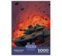 Tank Puzzles Giocattoli Sfida Regalo 1000 Pezzi Classici War Machine Puzzle Decora La Casa Sfide Divertenti Per Adulti E Bambini Da 12 Anni 52x38cm/1000pcs