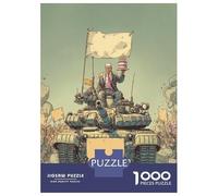 Tank Puzzles Intrattenimento Creativo 1000 Elementi War Machine Puzzle Di Cartone Decorazione Perfetta Giochi-rompicapo Per Adulti E Bambini 52x38cm/1000pcs