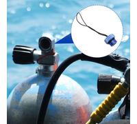 Tank Valves Cover - Threaded Dust Cap Plug Covers For Din Scubas,Dust Plug Cover With Rope, Diving DIN Tank Regulator Industrial ProtectorEffortless Plugs Extraction: