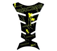 Tankpad 3d 501276 Racing Neon Giallo - Protezione serbatoio universale adatto per serbatoi del motociclo
