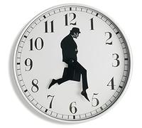 TANKRIN Orologio da parete con scritta Ministry of Silly Walks, Silly Walk, un interessante orologio da parete per soggiorno, camera da letto, cucina, regalo decorativo per la casa (Whtie)