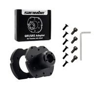 Tanlenki Simube Adapter for upgrading older Fanatec steering wheels from QR1 to QR2 compatibility, featuring CNC machining and anodized production processes