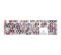 Tanmo personalità alla Moda PBT Sublimazione della tintura Anime Giapponesi Tema Keycaps 108key Profilo OEM Copritasti opachi per ASSE satellitare