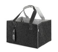 TANNDESIGN,Cestino per la spesa e cestino per legna da ardere in bottiglie di plastica riciclata (sacchetto in feltro),Cestino per la spesa e l'uso quotidiano,Borsa da trasporto 31 l (grande)