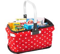 Tanner 40913 Dotted Red Carrying Basket
