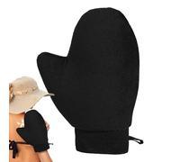 Tanner Mitt - Self Tanning Mitt Applicator Glove | Flockeđ Soft Reusable Tan Applicator Mitts | For Streak-Free Sunless Tanning Mousse Spray Lotion | Face Body Back Even Application Tool