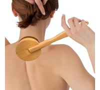 Tanning Brush, Long Handle Applicator, 12,6 x 3,15 in Portable Detachable Head, Ideal Back, Face, Self-Tan Tool for Indoor and Outdoor Use, Smooth Application