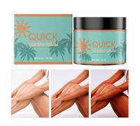 Tanning Cream, Natural Moisturizer - Tanner, 1,66 x 1,93 pollici Long-Lasting Sunless Tanning Lozione, Smooth Bronzed Glow for Outdoor, Beach and Sunbeds