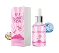 Tanning Drops, 30ml Sun-Kissed Non-Greasy Face Hydrating Liquid Tanner, Instant Glow Drops for Pre-Makeup, Beach, Travel, Dating, Mother, Wife, Girlfriend, Friends
