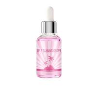 Tanning Drops for Face - Glowing Bronzing Application, Lightweight Moisturizer Blendable Glow Booster Custom Tan Hydrating Formula for Makeup Prep Skincare Routine Travel Size 30ml
