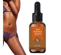 Tanning Drops - Self Tan for Custom Glow Enhancement | DHA Infused Liquid with Blendable Formula, Mix In Facial Body Tanning Booster for Adjustable Bronze Tone Skincare Use