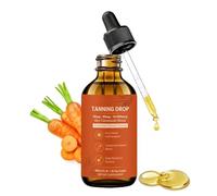 Tanning Drops Sunless Bronzing - 60ml Face Glow Self Tan, Liquid for Natural Gradual Skin Bronzer Effect for Women Men Adults Hydrating Tanning Supplement Drops for Home Use Face Body Beauty
