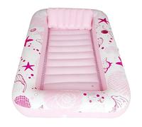 Tanning Inflatable Pool Lounger - Sunbathing Bed Lounge with Cup Holder, Comfortable Floating Lounger for Adults, Couples, Families, Ideal for Beach, Resort, Lake, Vacation, and