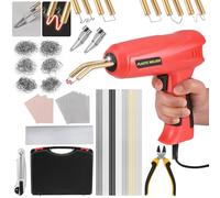 Tanniws 200W Saldatrice per plastica, 1380℉ kit di riparazione paraurti Auto con 1600pezzi 6 Forme Diverse cucitrice calda, Saldatore Pistola Riparazione Macchina per auto paraurti/auto ricambi