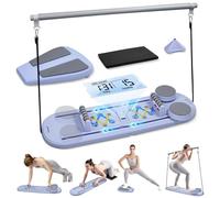 Tanniws NEW 6 IN 1 pilates reformer macchina per casa Pieghevole tutto in un bordo addominale automatico rimbalzo ab rullo ruota pilates attrezzature pieno corpo allenamento reformer pilates macchina