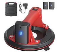 Tanniws Ventosa elettrica Diametro 20,5 cm Ventosa per piastrelle Capacità Carico 300 Kg 8 inch Ventosa di vetro con 2 Batterie per Vetro, Piastrelle, Marmo