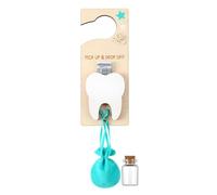 Tannone per denti per bambini, bambini mantengono la borsa di stoccaggio di sake, per di denti sicuro, organizzatore leggero, supporto in legno, 3,9 × 9,8 pollici, per il d