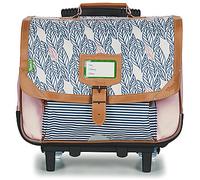 Tann's Cartella con rotelle CREATION FLORE TROLLEY CARTABLE 38 CM in Rosa Unica