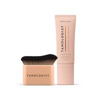 Tanologist Instaglow Face + Tanologist KABUKI Pennello per viso e corpo Applicatore autoabbronzante per una finitura aerografata
