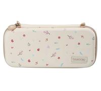 TANOOKI - Borsa da trasporto per Switch 2, design adorabile, bella custodia per Switch 2, compatibile con Switch/OLED/Lite, spazio interno per giochi, bianco sporco, Cozy