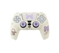 TANOOKI - Combo Pack Maneki, Skin Controller PS5, Custodia Rigida + Grips + Sticker Touchpad per DualSense, Gatto Cute, Kit Accessori Playstation 5