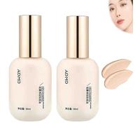 TANOOS Odoc Base Maquillaje, Fondotinta Liquido Leggera, Matte, Controllo dell'Acne, Idratante, Anti Ruga, Protezione UV, Ivory, Natural