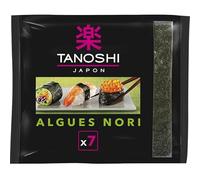 Tanoshi - Alghe Nori 18g - Prova i sapori dell'Asia con queste deliziose alghe marine di qualità premium - 4 pezzi