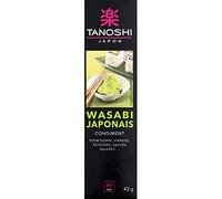 Tanoshi Condimento giapponese Wasabi per sushi, carne, pesce, salse, insalate, ecc. - Tubo da 43 g