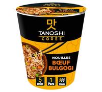 TANOSHI - Coppa Pasta Instant Bulgogi Manzo - Pasta coreana pasta istantanea - 1 persona - 65 g