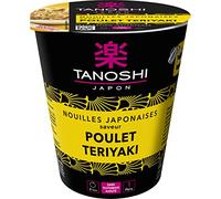 Tanoshi Cup Pasta istantanea giapponese con pollo Teriyaki, 1 persona, 65 g, 3 pezzi