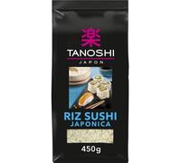TANOSHI - Riso Sushi Japonica - Ideale per sushi e makis fatti in casa - 450 g