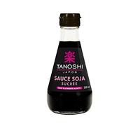 TANOSHI - Salsa di soia dolce - senza glutammato aggiunto, pratica bottiglia da 200 ml