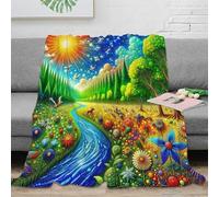 tanpiaoliang 3D Stampa Jungle Coperta Copriletti Microfibra Tutte Le Stagioni Durevole E Caldo for Sofa And Couch 40x50inch(100x130cm)