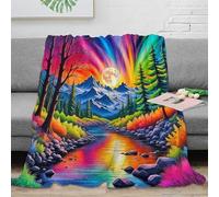 tanpiaoliang 3D Stampa Jungle Coperta Copriletti Microfibra Tutte Le Stagioni Durevole E Caldo Per Divano E Piccolo Letto 50x60inch(127x152cm)