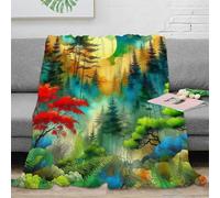 tanpiaoliang 3D Stampa Jungle Tiro Bambini Copriletti Microfibra Tutte Le Stagioni Durevole E Caldo Per Letto Divano 70x80inch(180x200cm)