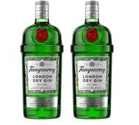 Tanqueray London Dry Gin 1L (la confezione può variare) (Confezione da 2)