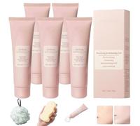 Tanrewsis Exfoliating Gel, Phansta Purifying Exfoliating Gel, Deep Cleansing Facial & Body, Moisturizing And Rejuvenating, All Skin Types(5pcs)