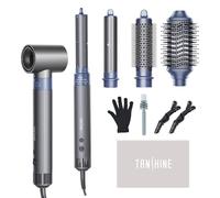 TANSHINE 5 in 1 Spazzola Asciugacapelli Rotante ad Aria Calda Elettrica per Capelli, Hair Air Styler,Spazzola Arricciacapelli per Ricci Styling,Lisciante,Volumizzante