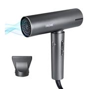 TANSHINE Asciugacapelli, 200 Milioni di Ioni Negativi Phon, Motore Brushless 110.000 U/min Asciugatura Rapida Phon, 2000W Termostato Intelligente per la Protezione dei Capelli, Grigio Scuro