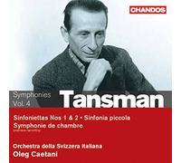 Tansman, A. - Sym Chamber Works Vol. 4