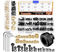 Tanstic Hex Socket Head Cap Screws Bolts Nuts and Bolts Knurled Nuts Kit for 3D Printing (595)