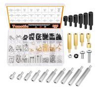 Tanstic Male Female Brass Hex Spacer Standoffs Nuts Brass Spacer Hex Column Screw Nut for PCB Circuit Board (M3)