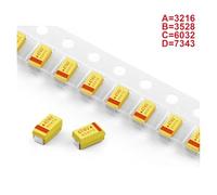 Tantalum Capacitor A B C D Type SMD Capacitor 6.3V 10V 16V 25V 35V 50V 3216 3528 6032 7343 100UF 0.22UF 1UF 4.7UF NWPNLXEA(D 25V47UF 476 x1)