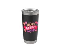 Tanti auguri a te - Buon compleanno Bicchiere termico in acciaio inox doppia parete
