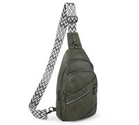 TANTOMI Borsa a tracolla da donna, antifurto, piccola borsa a tracolla da donna, borsa a tracolla generica, alla moda, per viaggi, shopping, escursionismo, ciclismo, Verde scuro