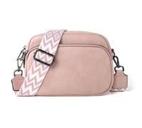 TANTOMI Borsa a tracolla da donna, piccola borsa a tracolla da donna, moderna borsa a tracolla con tracolla larga, borsa da donna per lavoro quotidiano, shopping, viaggi, rosa antico