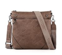 TANTOMI Borsa a tracolla da donna, taglia media, con molti scomparti, leggera, con tracolla regolabile e rimovibile, marrone scuro.