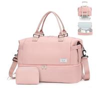 TANTOMI Easyjet Airlines - Borsa da cabina sottosella da viaggio, 47 x 22 x 36 cm, impermeabile, per maternità, ospedale, viaggi brevi, con tracolla regolabile, rosa, 47x22x36 cm, casual