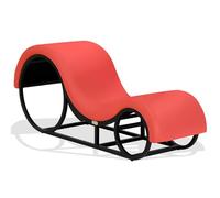 Tantra Poltrona Divano Ergonomico da 50 cm di larghezza con Struttura in Metallo Ideale per Yoga Meditazione Stretching Benessere a Casa e Molto Altro (Rosso)