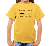 Tantrum Due IN 5 4 3 2 1 - T-Shirt - Bambino Divertente Scream Genitori Bambino